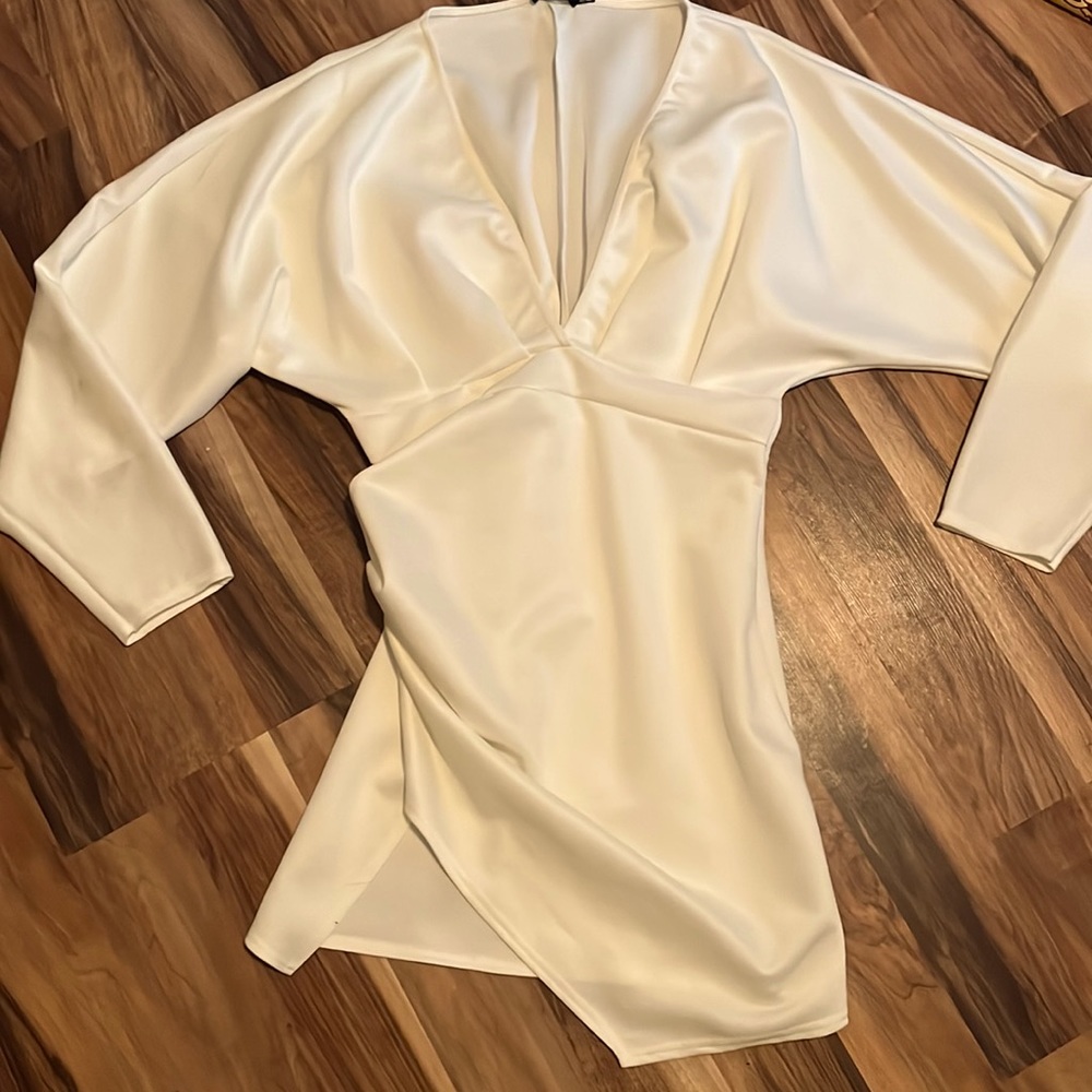 White Evening Gown